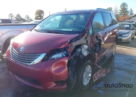 2014 Toyota Sienna Xle V6 8 Passenger из США, поврежденный, VIN 5TDYK3DC7ES460523